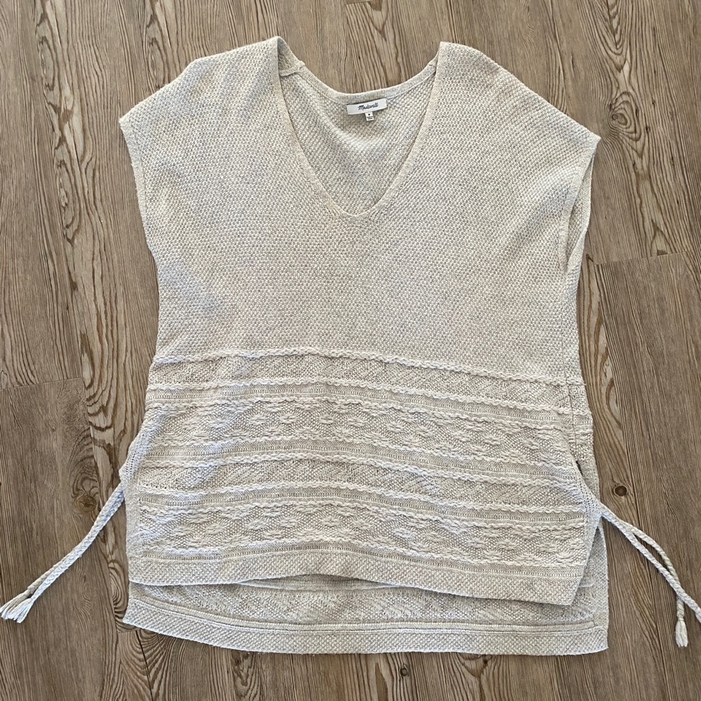 Madewell Sailport Boho Grey Sweater